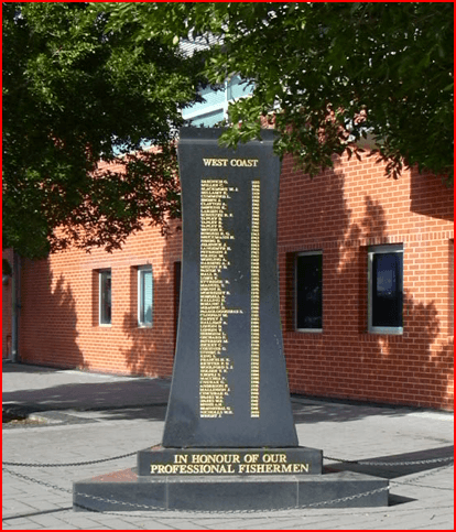 The marble obelisk at Port Adelaide.